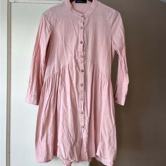 Zanzea Dresses & Skirts - Pink Flowy Vacation Dress Small Medium